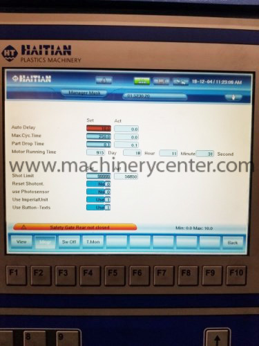 2013 HAITIAN MARS MA1600/600 Injection Molders 101 To 200 Ton | Machinery Center
