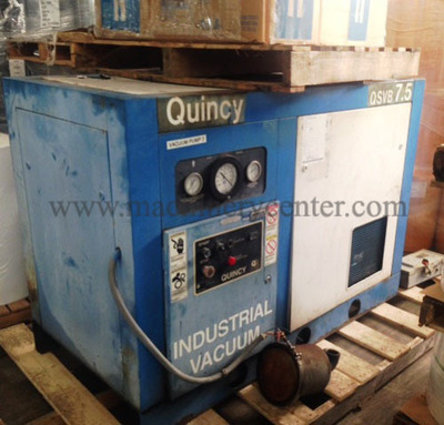 2007 QUINCY QSVB7.5ACN3C Air Compressors | Machinery Center