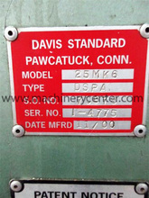 2000 DAVIS STANDARD 25MK66 Extruders - 2" To 2-1/2" | Machinery Center (8)