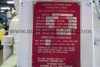 1994 DAVIS STANDARD DS25 Extruders - 2" To 2-1/2" | Machinery Center (7)